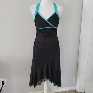 Ruby Rox Womens Y2K Hi-Lo Halter Dress MEDIUM‎ Whimsigoth Babydoll Fairy Grunge